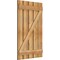 Ekena Millwork Spaced Board-n-Batten Shutters w/Z-Bar, Rough Sawn Western Red Cedar, 28 7/8W x 46H, PR RBS06Z29X046RWR - alternate 3